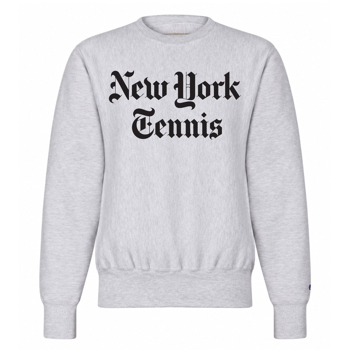 New York Tennis Crewneck - Ash Grey