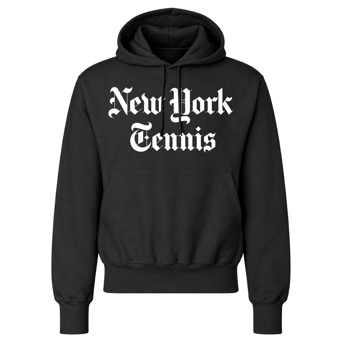 New York Tennis Hoodie - Black
